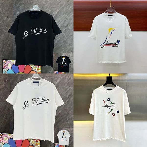 Mens T-Shirts Designer T-shirt Casual Mens Women T-shirt Letters 3D Stereoscopic printed short sleeve best-selling luxury men's hip clothing Asia size s-5XL