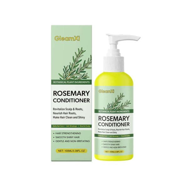 GleamXi Rosemary Hair Conditioner - Nourishes dry frizzy hair, hydrates makes hair smooth and shiny