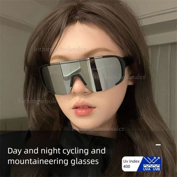 2026 Designer Day Night Outdoor Cycling Climbing Glasses Luxury Brand Fashion Sunscreen UV Protective Sunglasses Trendy Atmosphere Sports Ski Goggles