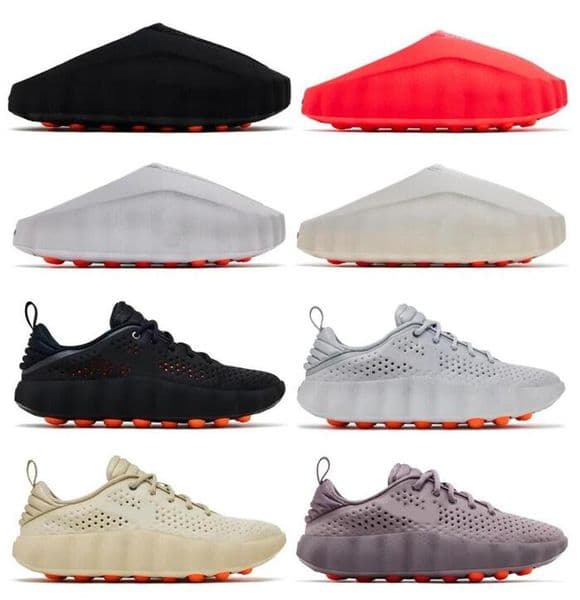 Mind 001 Mules 002 Slides Slippers Sandals Shoes Clog Black Red Light Bone Smoke Grey Rubber Men Women Summer Beach Flat