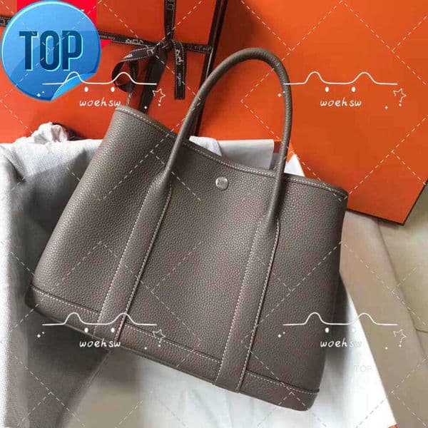 Evening Bags 7A+ Top Quality garden party Bag Women Purse Designer Tote Bucket Handmade Luxury Handbags Classic Fashion Togo Leather Wallet Sac De Luxe FemmeAhg