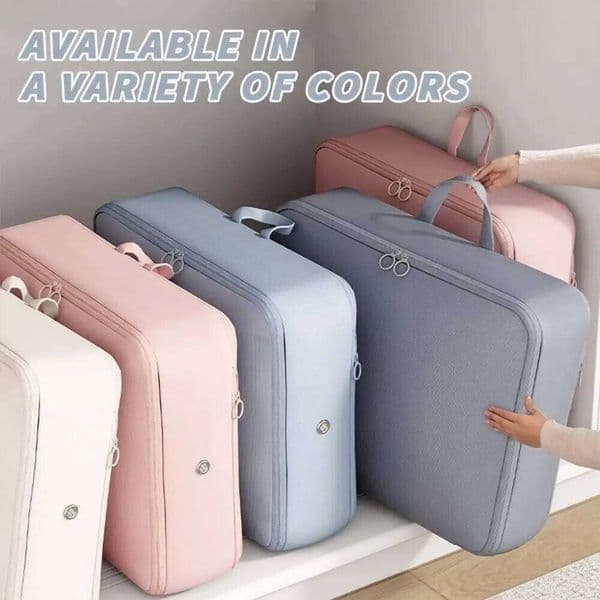 4PCS/set Compression Packing Clothes Down Jacket Cotton Quilt Storage Foldable Large Capacity Expansion Organizer Bag 26H0226