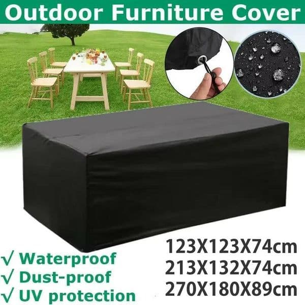 Bestseller 210D Oxford Cloth Protective For Table 1 Piece Garden Furniture Cover Waterproof and Windproof Uv ddmytues