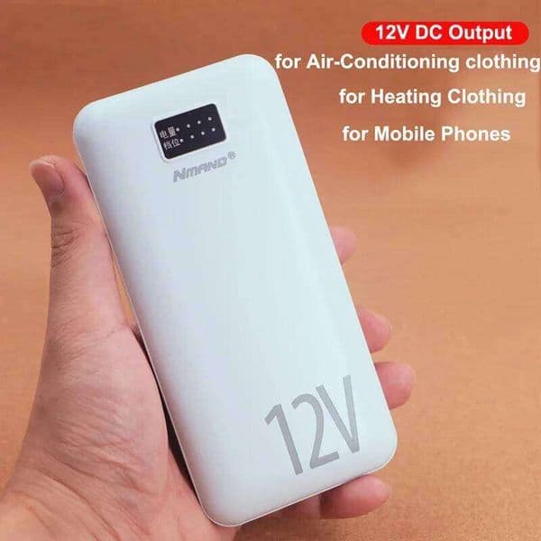 Power Bank 18000mAh 12V 7.4V DC Port External Battery For Heating Jacket Air Condition Clothing Mobile Phone Charger H260227