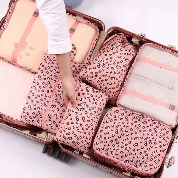 Bestseller 6-piece Large Size Portable Suitcase Clothes Shoes Makeup Luggage Organizer Travel Storage Bag ddmytues