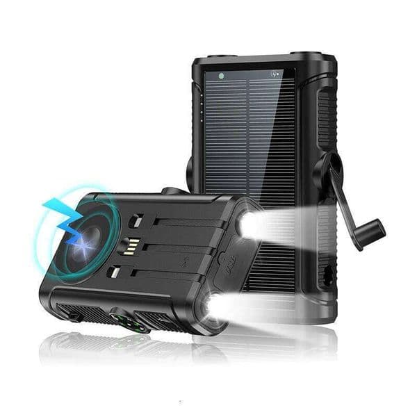 22.5W Hand Crank Solar Power Bank 20000mAh 15W Magnetic Wireless Charger Powerbank for iPhone 16 15 14 13 iWatch Airpods H260227