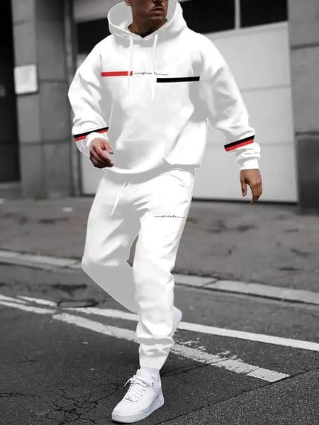 Ddmytues Men's Clothing Sweatshirt For Spring And Autumn Features A Casual Fashionable Soft Comfortable 3D Line Pattern Print Suits Jackets