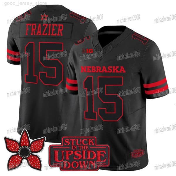 Nebraska Cornhuskers 2025 Stranger Things Edition Jersey Dylan Raiola Emmett Johnson Nyziah Hunter Tommie Fr