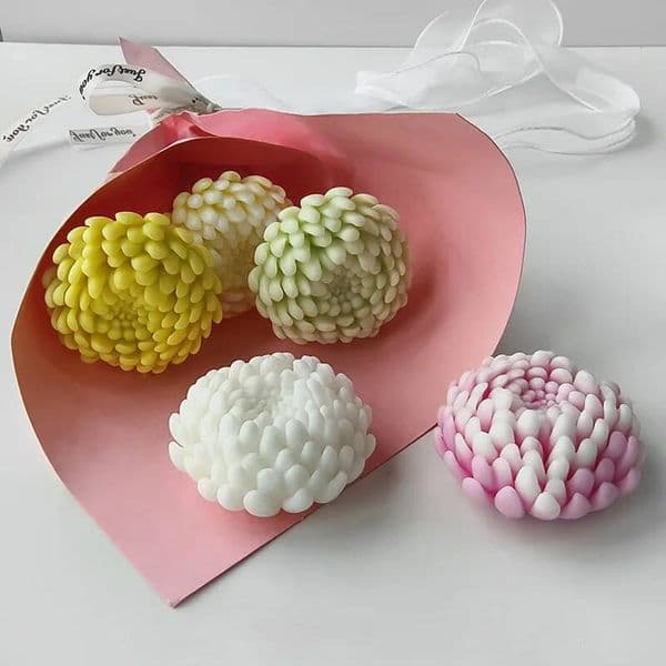 Bestseller DIY Daisy Flower Silicone Mold Floral Handmade Aroma Candle Plaster Ornament Molds Chrysanthemum Chocolate Candy Baking Mould ddmySat