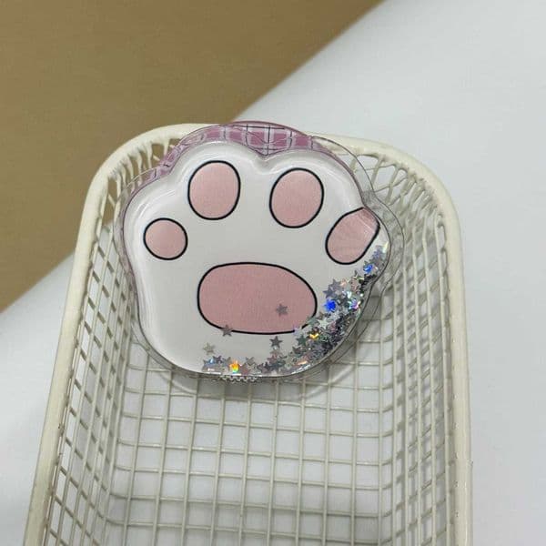 Cute 3D Korean Smiling Clouds Star Kitten Paw Suitable for Magnetic Bracket Phone Bracket ports iPhone Girl BracketJ260601