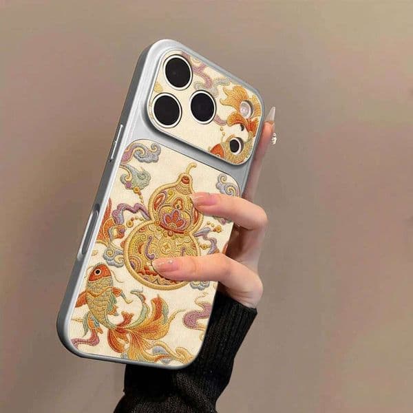 Lucky Koi fish gourd Phone Case For iPhone Air 16E 15 16 14 13 12 11 Pro Max 17E 8 7 Plus X or 17 Serieso TPU Cover