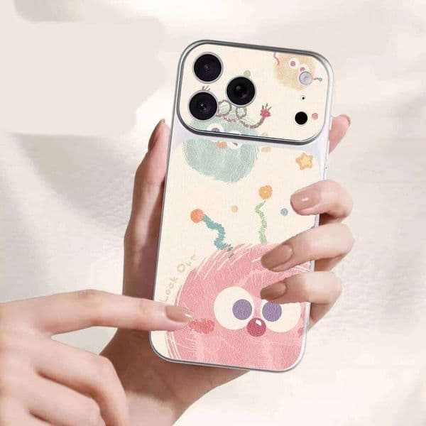 Cute fluffy monster Phone Case For iPhone Air 16E 15 16 14 13 12 11 Pro Max 17E 8 7 Plus X or 17 Serieso TPU Cover