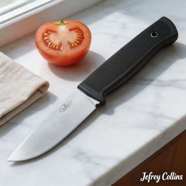 Jefrey Collins Cross-border in-stock F1 outdoor straight multi-functional survival knife, integrated blade kitchen knife