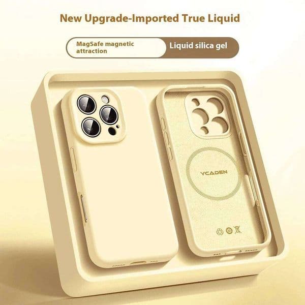 Candy Color Phone Case iPhone 17 16 15 14 13 12 Pro Max Air For Magsafe Magnetic Wireless Charge Soft Liquid Silicone Cover W260601