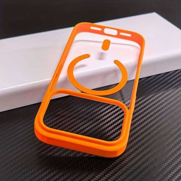 Luxury Magsafe Magnetic Transparent Phone Case For iPhone 17 16 15 14 13 12 Pro Max 17Pro 16Pro Air Wireless Charging Cover W260601