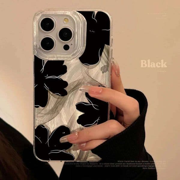 For Samsung Galaxy A16 A15 A35 A55 A34 A54 A33 S25 S21 S23 S22 Ultra S24FE Case Floral Painted High-End Simple Fashion Cover