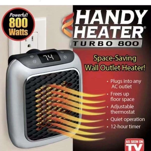 Mini Wall-Mounted for Home and Office Constant Temperature Small Hot Air Blower Desktop Electric Heater