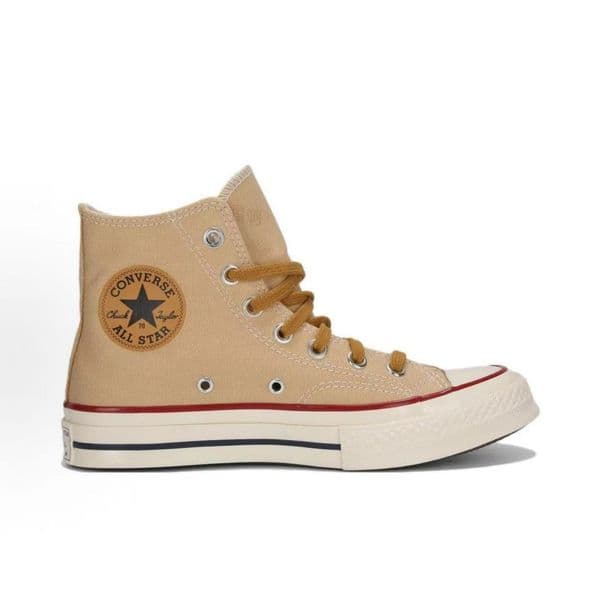 Converse Chuck Taylor All Star 70s Retro High Top Canvas Shoes Brown Classic Casual Sneakers Comfortable Versatile Daily Shoes