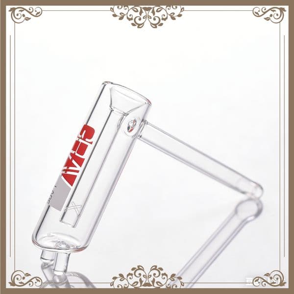 Wholesale Portable Thick heady Labs Hammer Glass water tobacco bong Pipes Clear Brand Handmade Smoking Bubbler Pipe