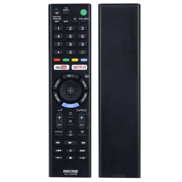 RMT-TX300P replacement remote is suitable for Sony Bravia TV with YouTube Netflix shortcut application key