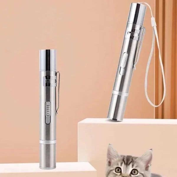 USB charging laser cat teaser stick multi-pattern purple light cat toy pet supplies toy cat teaser pen C260602