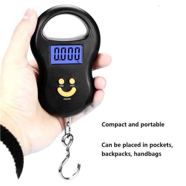 Electronic 50Kg 10g Hanging LCD Kitchen Digital BackLight Fishing Weights Pocket Scale Travel Luggage Scales