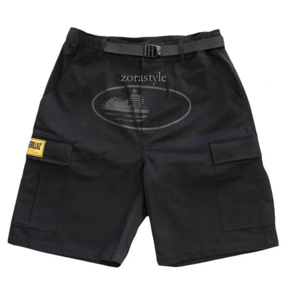 Corteizlieds Shorts fashionable shorts Jorts Mens Hip Hop Demon Tops Designer Belt Cargos Short Pants Alcatraz Football Jersey Corteizlieds shirt f27