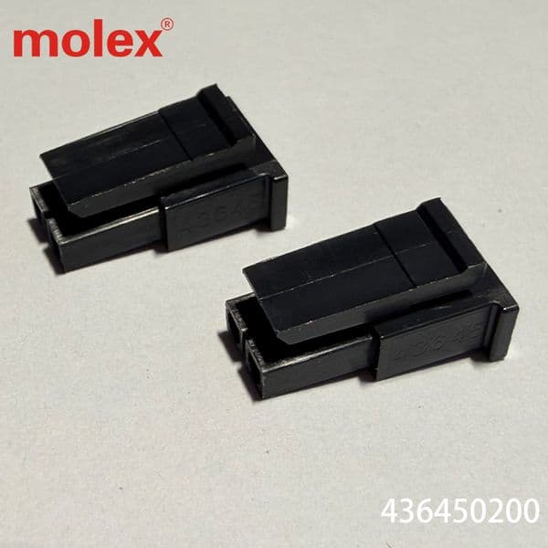 436450200 Genuine Molex Connectors, 3 mm Pitch, Wire Housings
