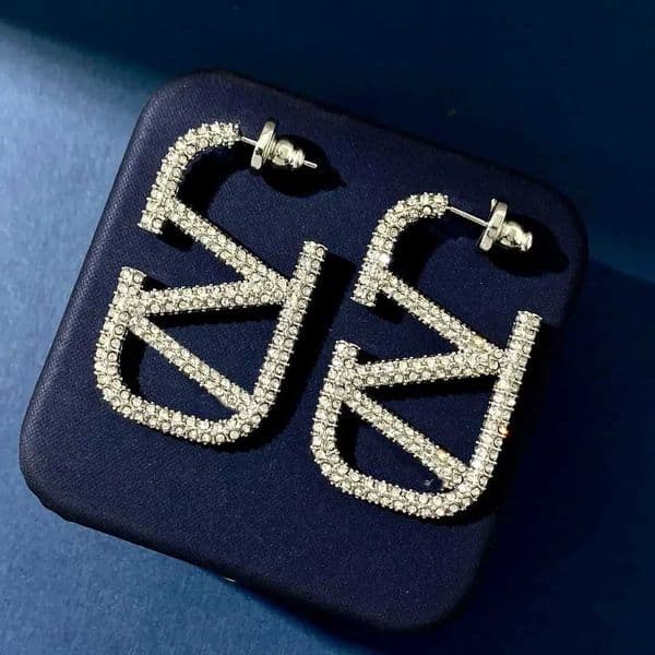 Designer Gold Stud diamond earrings Luxury Designer jewelry Earing Letter Women Earring Fashion Hoop Jewelry Pearl Earring with box 120 Z260602