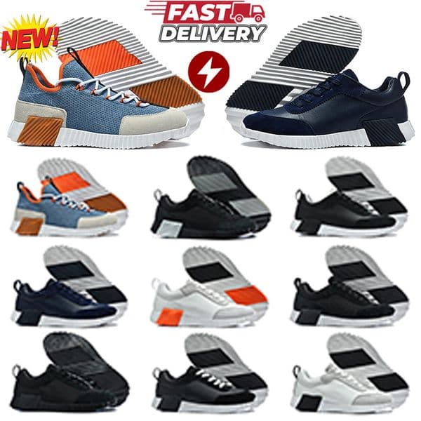 Designer Sneaker Bouncy Low-Top Casual Shoes Men Sneakers Equestrian Stitch Vintage Sporty Daily Summer Vacation Hot 40-45
