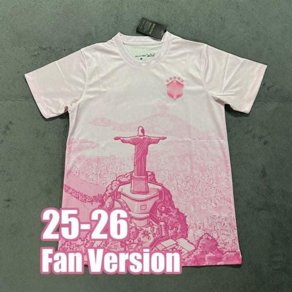 XS 3XL 24 25 Brazil Pink Jesus Soccer Jersey Peace Dove Palm Leaf Reflective All Black Special Mens Uniforms Jerseys Man Football Shirt 2024 2025 Fan Version