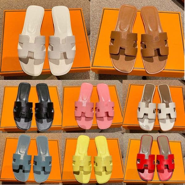 Designer Women's Sandals Fashion Classic Luxury Flower Sandals Summer Casual Beach Shoes Comfortable Flat Shoes Beach Slippers Flower Sandals slides Sizes 35-43 AAA+