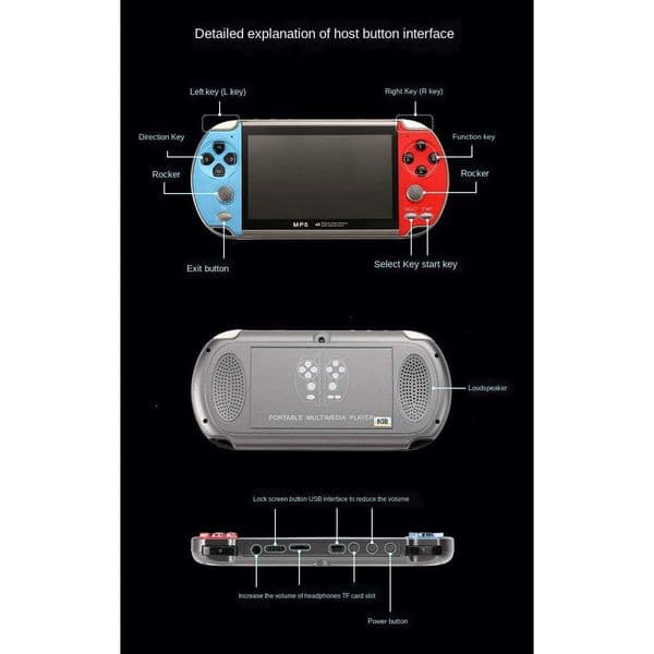 Video Game Console Portable Handheld Retro Gaming Videogame hine Mini Arcade Player Emator Smart Gamepad Portatil RetrogameJ260603