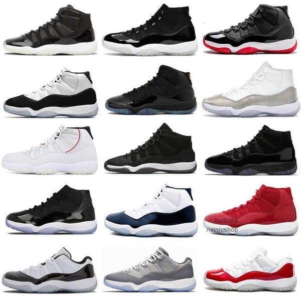 Basketball Shoes Sneakers Sports Shoe Trainers Cool Grey University Blue White Bred Concord Cap 11 11S Men 'S 25Th Anniversary Low Legend
