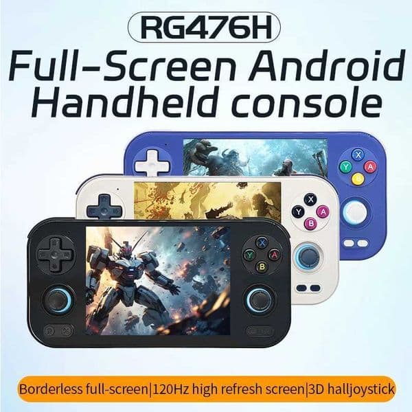 476H Anbernic RG Unisoc T820 47 Inch LTPS Retro Handheld Game Console RG476H Android 13 Touch Sn port RixelHK StreamingJ260603