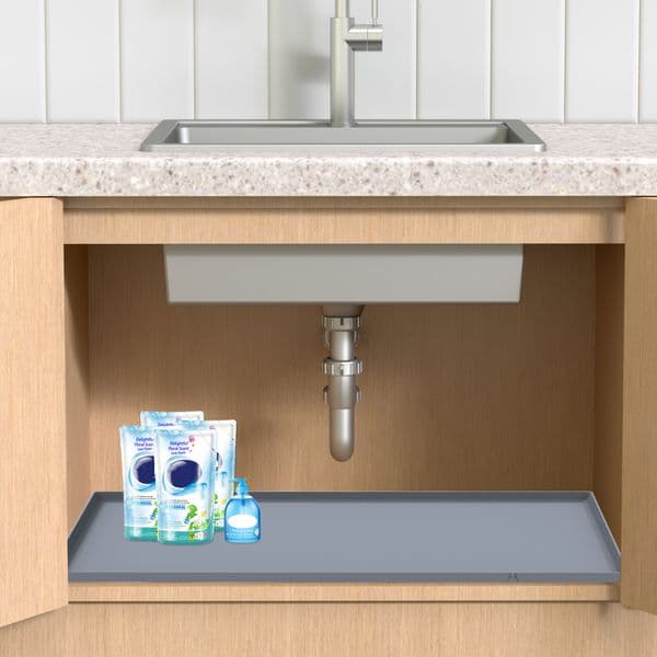 Nordic Silicone Oil-Proof Leak-Proof Sink Storage Waterproof Drainage Heat Insulation Shoe Cabinet Mat
