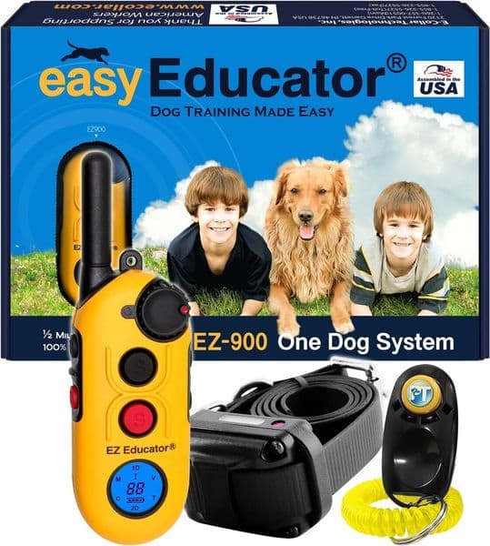 Dog Collar Designer Educator Mile Remote Waterproof Trainer - Static, Vibration And Sound Stilation dog leash