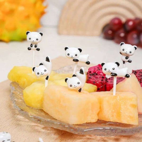 Picks Needle Stick Cartoon Kids Toothpick Mini Animal Fork Food Grade Creative Fruit Cake Dessert Decor