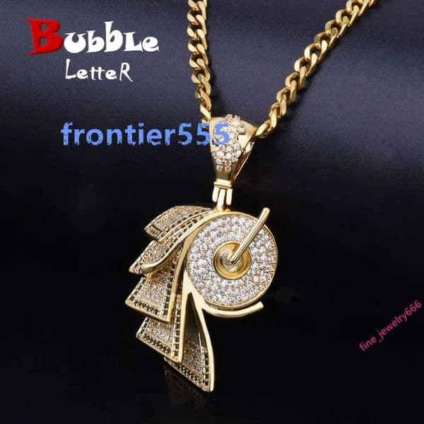 Hip-Hop Pineapple Head Glasses Pendant Necklace Mens 925 Silver Inlaid Moissanite Hip-Hop Trendy Jewelry