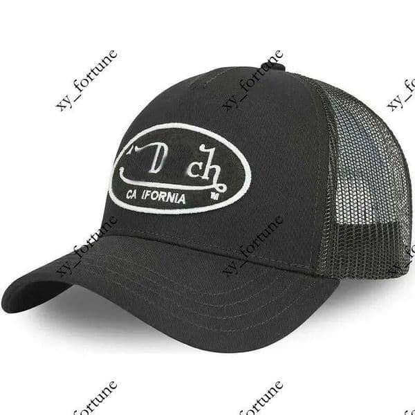 Von Designer Dutch hat cap for women mens Vondutchhats Luxury Usa High Street Trucker Hats Baseball Golf Travel Party Hip Hop Sun Protection Snapback Adjustable 321