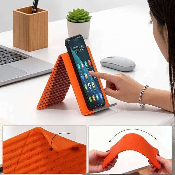 Flexible Silicone Phone Stand Freely Foldable Desktop Tablet Laptop Mount Lazy Bracket Universal for iPhone iPad Samsung