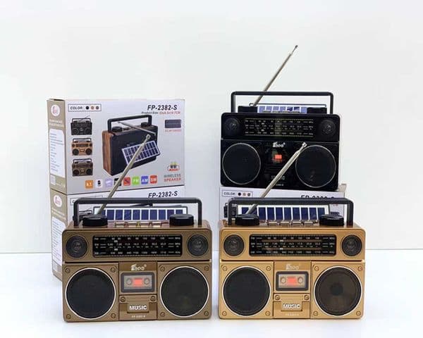 Portable New FP-2382-S Outdoor Bluetooth Speaker with Antenna Radio Solar Speaker L260604