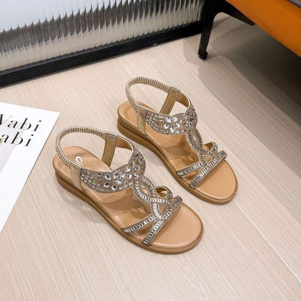 Sandals Women Wedges Summer Slides Slippers Sports Arch Support Work Leisure Breathable Slip Footwear Luxury Shoes