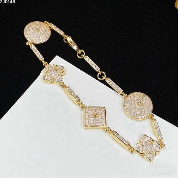 C265KN2 Charm Bracelet Necklace Heart Pendant Adjustable Cable Link Chain with Secure Clasp Daily Wear Party Wedding Anniversary Fashion Accessory Smooth finish