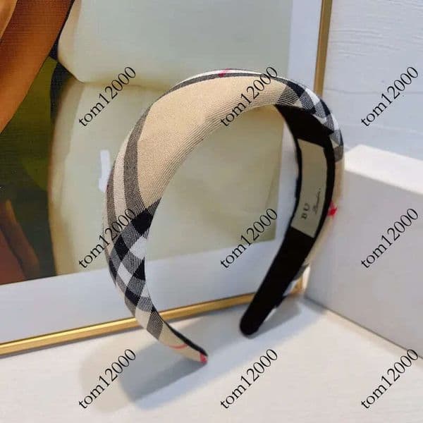 2Colors Super Quality Classic B Letter Designers Mix Colors Stripes Pattern Brand Headband Women Hoop Hair Accessories 44