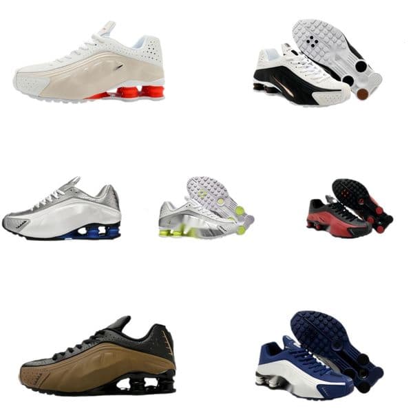 Mens Shoxr4 Outdoor Sports Cushion Shoes Neymar Collaboration Colorful Air Large Size Running