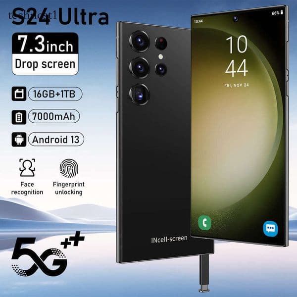 S24Ultra 4G overseas version 2025 New style all-in-one phone with eight cores 16+1TB