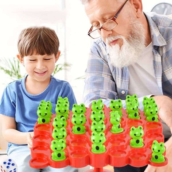set Frog Balance Focus Training Toy Parent Child Multiplayer Puzzle Game Toys Festival Party Gifts b
