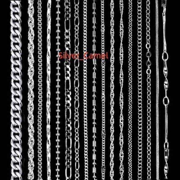 Wholesale Cadena De Plata 925 Fine Jewelry Custom Gold Cuban Link Chain Necklaces for Women Men 925 Sterling Silver Jewelry