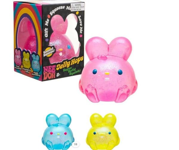 6.5cm Needoh Series Rabbit Pinching Squishy Pressure Ball Slow Rebound Soft Decompression Easter Office Home Decor Kid Adults Birthday Gifts By Sea..
